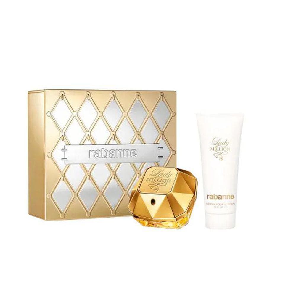Paco Rabanne Lady Million  Eau De Parfum  80ml + Sensual Loción Corporal 100 Ml + Eau De Parfum 5 Ml (Paco Rabanne)