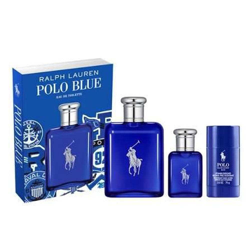 Ralph Lauren Polo Blue Eau Toilette 125ml+ Eau Toilette 40ml + Deo Stick (Ralph Lauren)