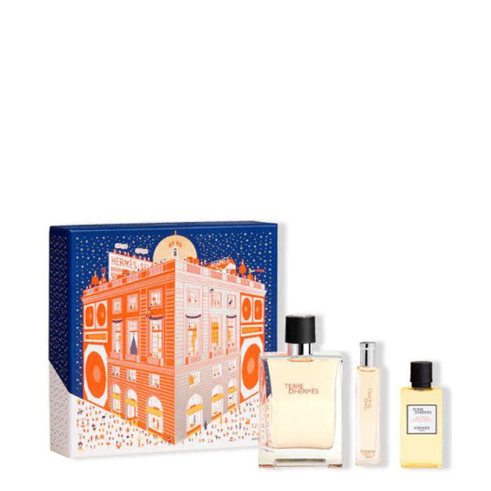 Hermes terre eau de toilette 100ml + gel corporal 40ml + vaporizador de viaje (HermÈs)
