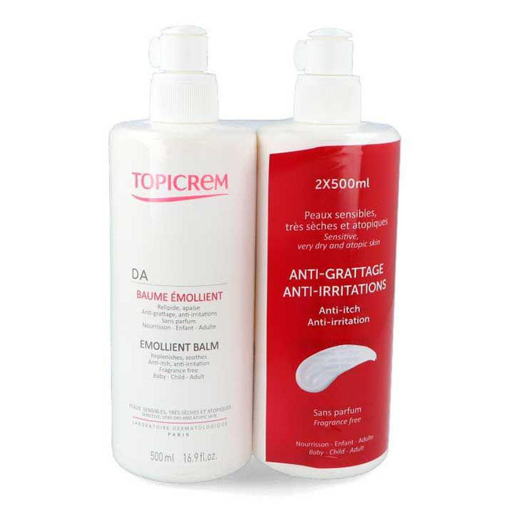 Topicrem da baume emollient 2x500ml (Topicrem)