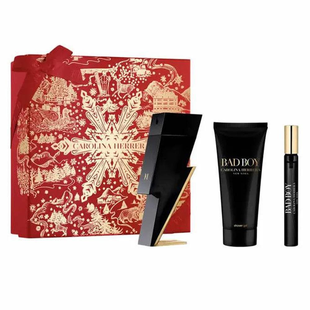 Carolina herrera bad boy eau de toilette 100ml + gel de baño 100 ml + eau de toilette 10 ml (Carolina herrera)